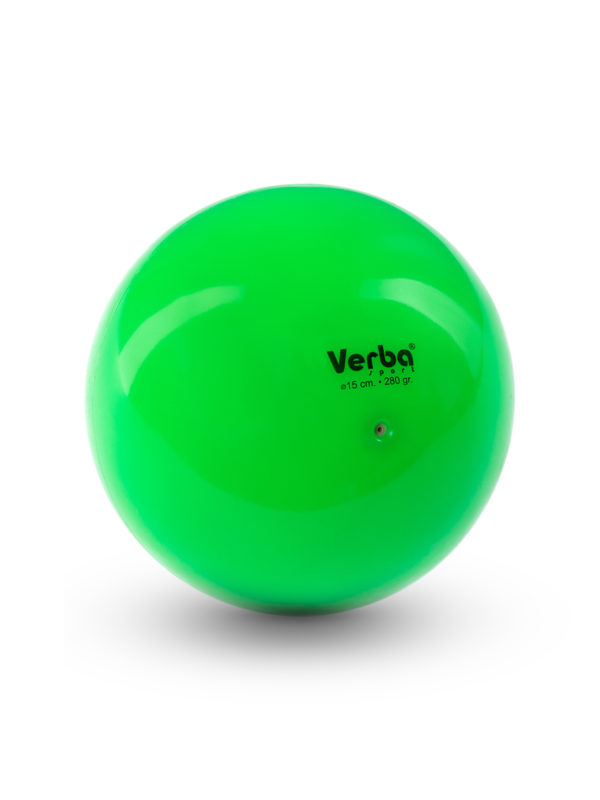 Мяч Verba Sport 15см. однотонный зеленый