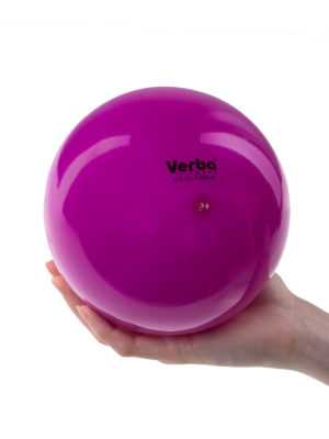 Мяч Verba Sport 15см. однотонный фиолетовый