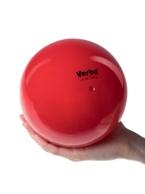 Мяч Verba Sport 15см. однотонный красный