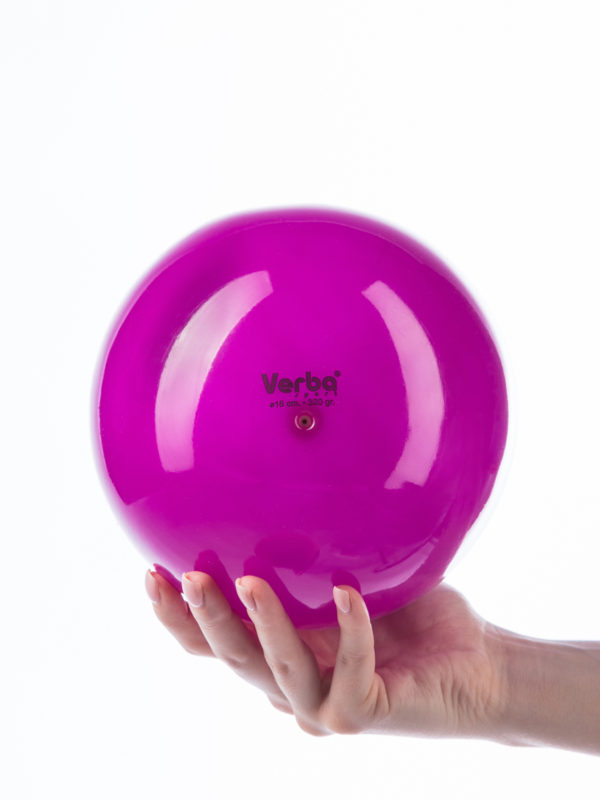 Мяч Verba Sport 16см. однотонный фиолетовый